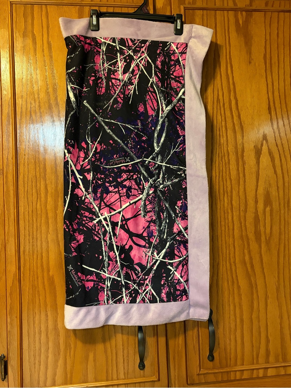 Muddy Girl Pink & Purple Camo Baby Blanket, Camouflage